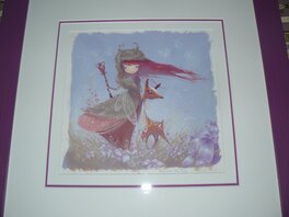 Line Paquet - Paquet - la fée des bois - Original Illustration