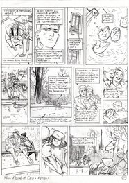 Patrick Jusseaume - Jusseaume - Storyboard pl. 11 TRAMP T7 - Comic Strip