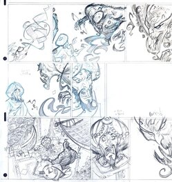 Planche crayonnée Planche crayonnée