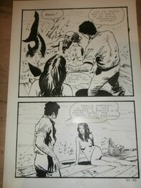 Milo Manara - Manara jolanda - Planche originale