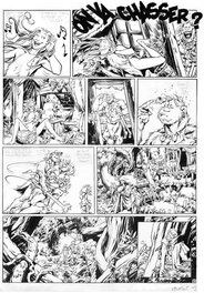 Jean-Louis Mourier - Trolls de Troy - T08 - Planche 19 - Planche originale