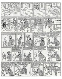 Ensemble des strips parus dans le journal "Le Soir" dont certains pans seront repris pour la page 5 de l'album Ensemble des strips parus dans le journal "Le Soir" dont certains pans seront repris pour la page 5 de l'album