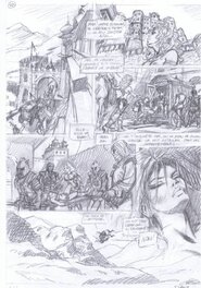 Dany - Les guerrières de Troy - Planche originale