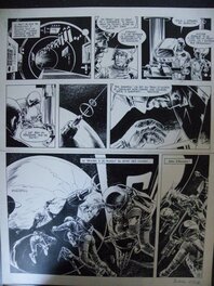 Planche originale - Bob Morane - Operation Chevalier Noir