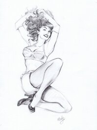 Maly Siri - Pin-Up - Original Illustration