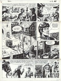Derib - Derib : Planche Arnaud de Casteloup - Comic Strip