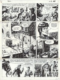 Derib - Derib : Planche Arnaud de Casteloup - Planche originale