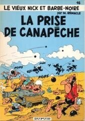 Couverture de Barbe-Noire et le Vieux Nick Tome 16 La prise de Canapèche 1972 Couverture de Barbe-Noire et le Vieux Nick Tome 16 La prise de Canapèche 1972