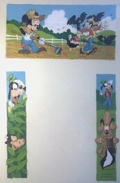 Studios Disney - Walt Disney (Studios) : Dessin couleur de Mickey - Illustration originale