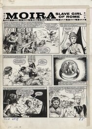 Alberto Salinas - Salinas : MOIRA SLAVE GIRL OF ROME Planche 5 parue dans Tina 13 - Planche originale