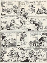 Braulio Rodriguez Ferran dit Bayo - Olac THE GLADIATOR Planche 2 du 16 Fév 1963 - Planche originale