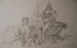 Tom Grindberg - Tarzan et La - Original art