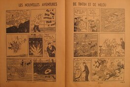 La double page originale de 1936 parue dans Le Petit Vingtième belge ! La double page originale de 1936 parue dans Le Petit Vingtième belge !