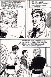 Planche originale - L'usurpateur - Zorro n°34, planche 3, SFPI, 1971