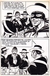 Planche originale - L'usurpateur - Zorro n°34, planche 87, SFPI, 1971