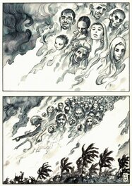 Milo Manara - Manara, Amnesty International, Au secours! (diptyque, p2) - Comic Strip
