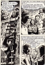 Leopoldo Sanchez Ortiz - Planche 32 de l'histoire ''Les eaux noires'', publiée dans le magazine "Hallucination" édité par Aredit. - Comic Strip