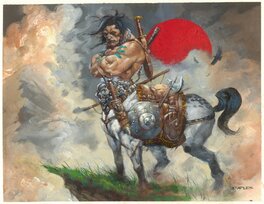 Greg Staples - Greg Staples - MTG - Seton, Krosan Protector - Illustration originale