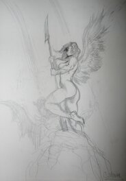 Sébastien Grenier - Sketch - Angel - Original art