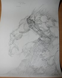 Sébastien Grenier - Sketch - Giant - Original art