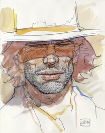 Jean Giraud - Aquarelle Blueberry - Original Illustration