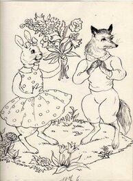 Matéja - Didine et Petit Renard - Original Illustration