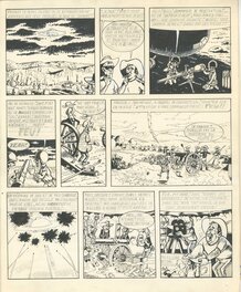 Jacques Devos - Steve Pops et les soucoupes volantes, planche 61 - Comic Strip