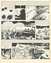 Jacques Devos - Steve Pops et les soucoupes volantes, planche 62 - Comic Strip