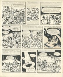 Jacques Devos - Steve Pops et les soucoupes volantes, planche 63 - Comic Strip