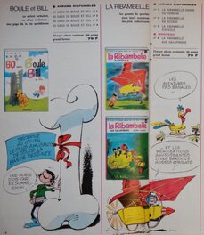 Présentation dans le catalogue Dupuis des "étrennes" 69 à la fin de 1968 avec un dessin de Franquin pour chacune des séries du catalogue !! Présentation dans le catalogue Dupuis des "étrennes" 69 à la fin de 1968 avec un dessin de Franquin pour chacune des séries du catalogue !!