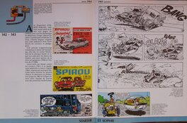 Reprise en illustration du chapitre sur Jidéhem dans le livre publié chez Dupuis par T. Martens à l'occasion du 50ème anniversaire du Journal Spirou