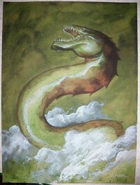 Gwendal Lemercier - Dragon - Illustration originale