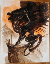 Gwendal Lemercier - Dragon - Illustration originale