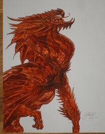 Gwendal Lemercier - Dragon - Illustration originale
