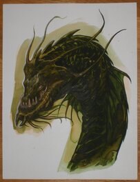 Gwendal Lemercier - Dragon - Illustration originale