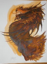 Gwendal Lemercier - Dragon - Illustration originale