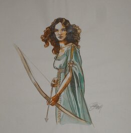 Gwendal Lemercier - Elfe - Illustration originale