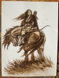 Gwendal Lemercier - Elfe - Illustration originale