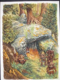 Gwendal Lemercier - Le gardiens - Illustration originale