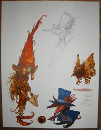 Gwendal Lemercier - Lutins - Illustration originale