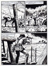 Raoul Giordan - Planche du récit Evasion impossible publié dans le numéro 86 de la revue "Téméraire", éditée par Artima - Comic Strip