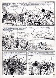 Guicha - Planche 58 de Biggles et les hommes léopards publiée par Artima - Planche originale