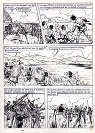 Planche 58 de Biggles et les hommes léopards publiée par Artima