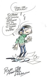 Jean-Marc Krings - Gaston par JM Krings - Illustration originale