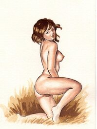 Jérémy Coll - Nue n°20 - Illustration originale