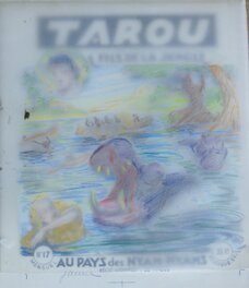 Dessin original avec calque de mise en couleur, original aussi. Dessin original avec calque de mise en couleur, original aussi.