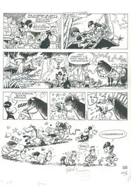 Jean-Claude Fournier - Bizu - Le Chevalier Potage Page 39 - Planche originale