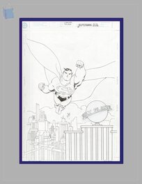 Tim Sale - SUPERMAN cover (vendu) - Couverture originale