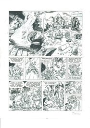 Fabrice Tarrin - Le Tombeau des Champignac Page 53 - Planche originale