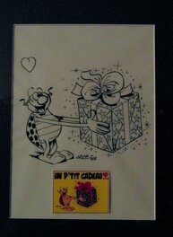 Gotlib - Carte postale coccinelle - Original Illustration